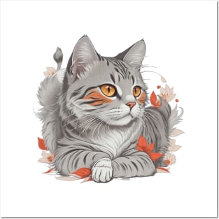 Elegant cat Posters and Art